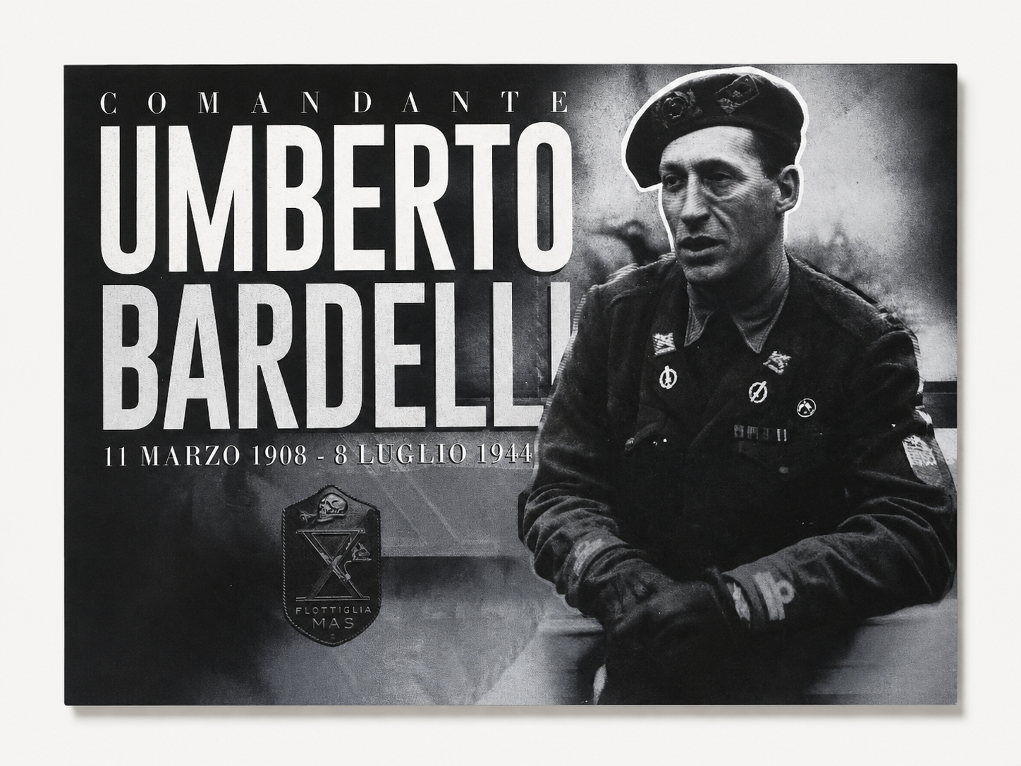 Cartolina Comandante Umberto Bardelli