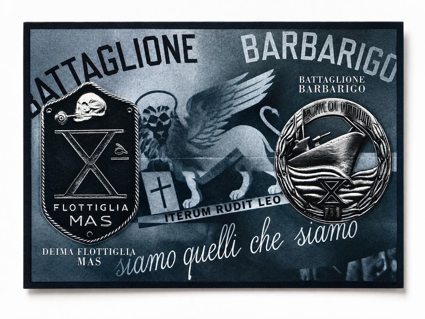 Cartolina Battaglione Barbarigo