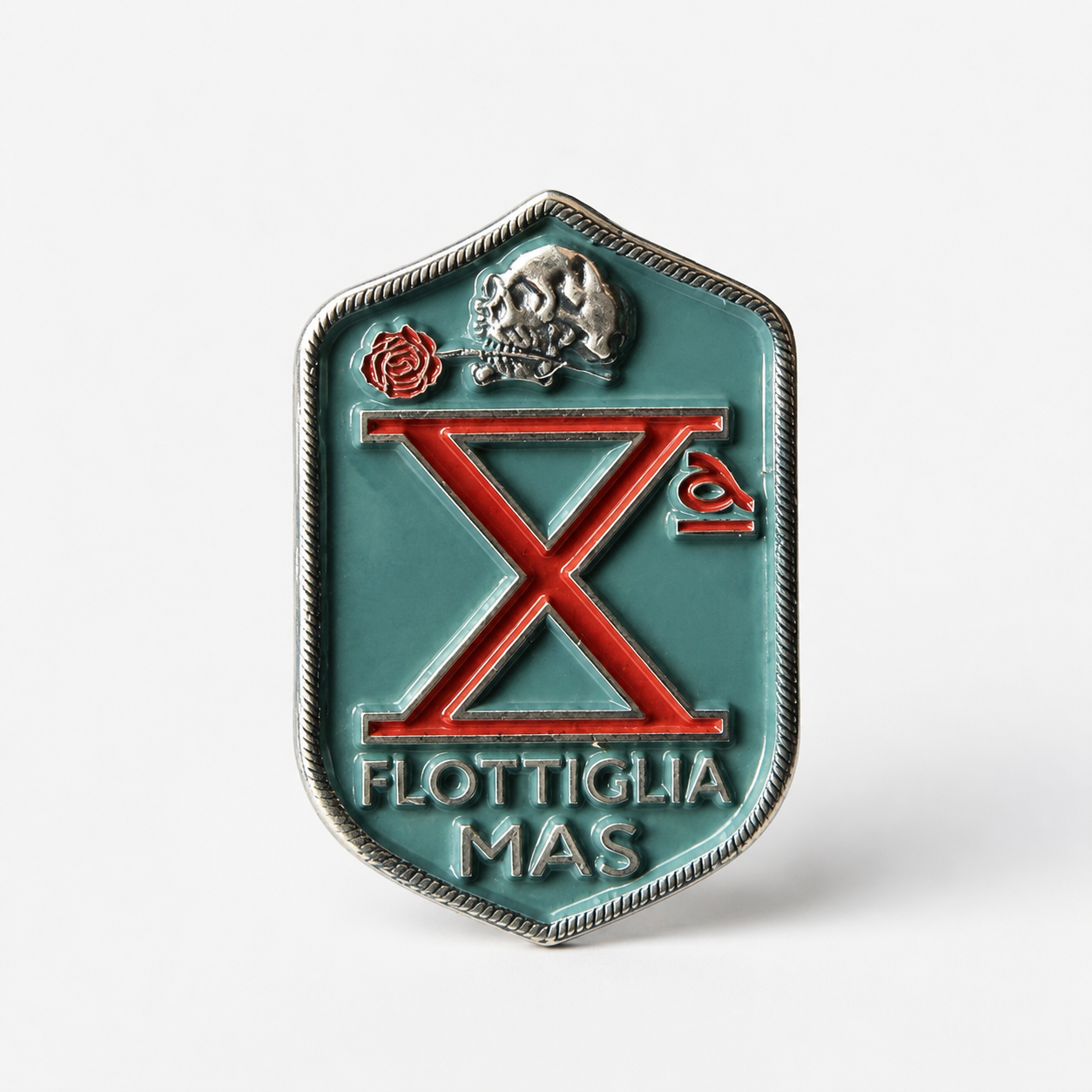 Spilla metallica Xª Flottiglia MAS